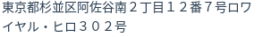 住所(登記所在地)