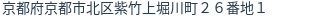 住所(登記所在地)