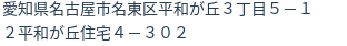 住所（登記所在地）