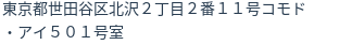 住所（登記所在地）