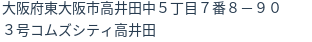 住所(登記所在地)