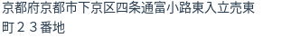 住所(登記所在地)