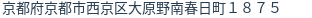 住所（登記所在地）