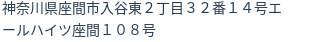 住所(登記所在地)