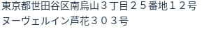 住所（登記所在地）
