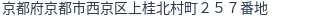 住所（登記所在地）