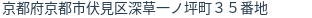 住所(登記所在地)