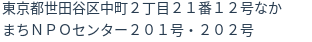 住所(登記所在地)