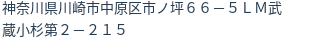 住所(登記所在地)