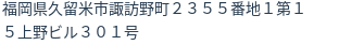 住所(登記所在地)