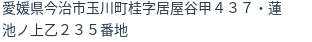 住所（登記所在地）