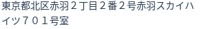 住所（登記所在地）