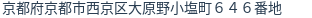 住所（登記所在地）