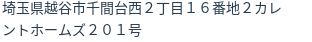 住所（登記所在地）