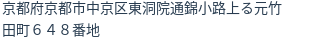 住所(登記所在地)