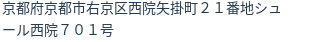 住所(登記所在地)