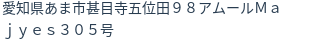 住所(登記所在地)