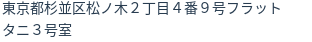 住所(登記所在地)