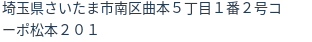 住所（登記所在地）