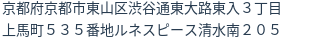 住所（登記所在地）