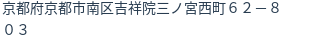 住所(登記所在地)