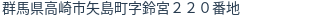 住所(登記所在地)