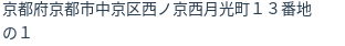 住所（登記所在地）