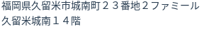 住所(登記所在地)