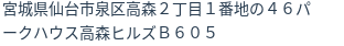 住所(登記所在地)