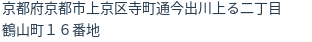 住所(登記所在地)