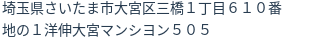 住所(登記所在地)