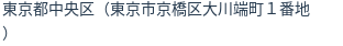 住所（登記所在地）