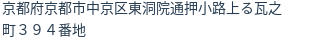住所（登記所在地）