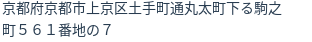 住所（登記所在地）