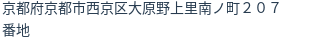 住所(登記所在地)