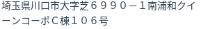住所(登記所在地)
