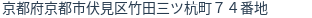住所(登記所在地)