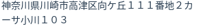 住所（登記所在地）