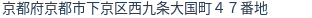 住所(登記所在地)