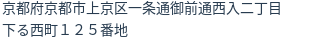住所（登記所在地）