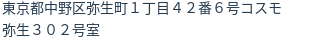 住所(登記所在地)