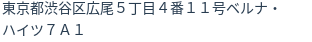 住所(登記所在地)