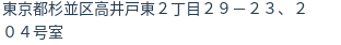 住所(登記所在地)