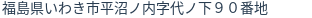住所(登記所在地)