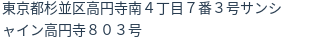 住所(登記所在地)