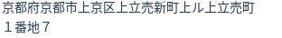 住所(登記所在地)