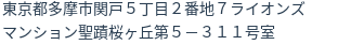 住所(登記所在地)