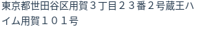 住所(登記所在地)