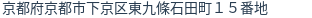 住所(登記所在地)