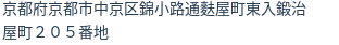 住所（登記所在地）